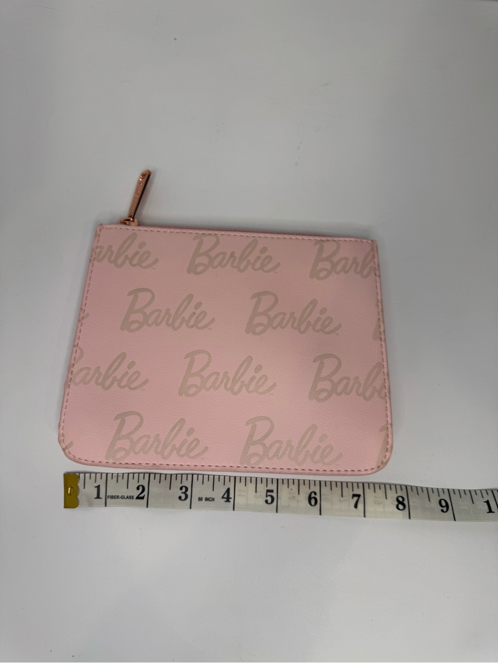 Loungefly Barbie Pink Logo Zip Pouch Cosmetic Bag Wallet Y2K Coquette Barbiecore - Picture 6 of 10